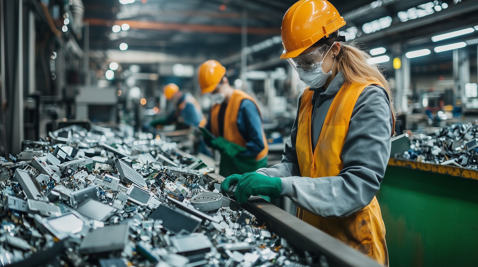 Tri des DEEE dans les batiments de VIDEAL 78