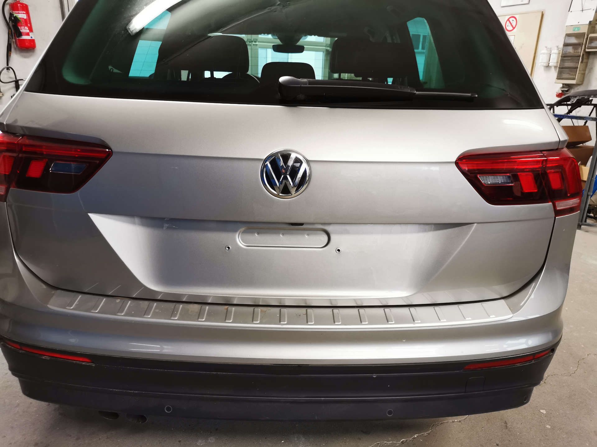 Fertige Unfallreparatur VW