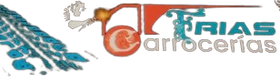Logotipo con una 'T' estilizada y el nombre "TRIAS carrocer&iacute;as".