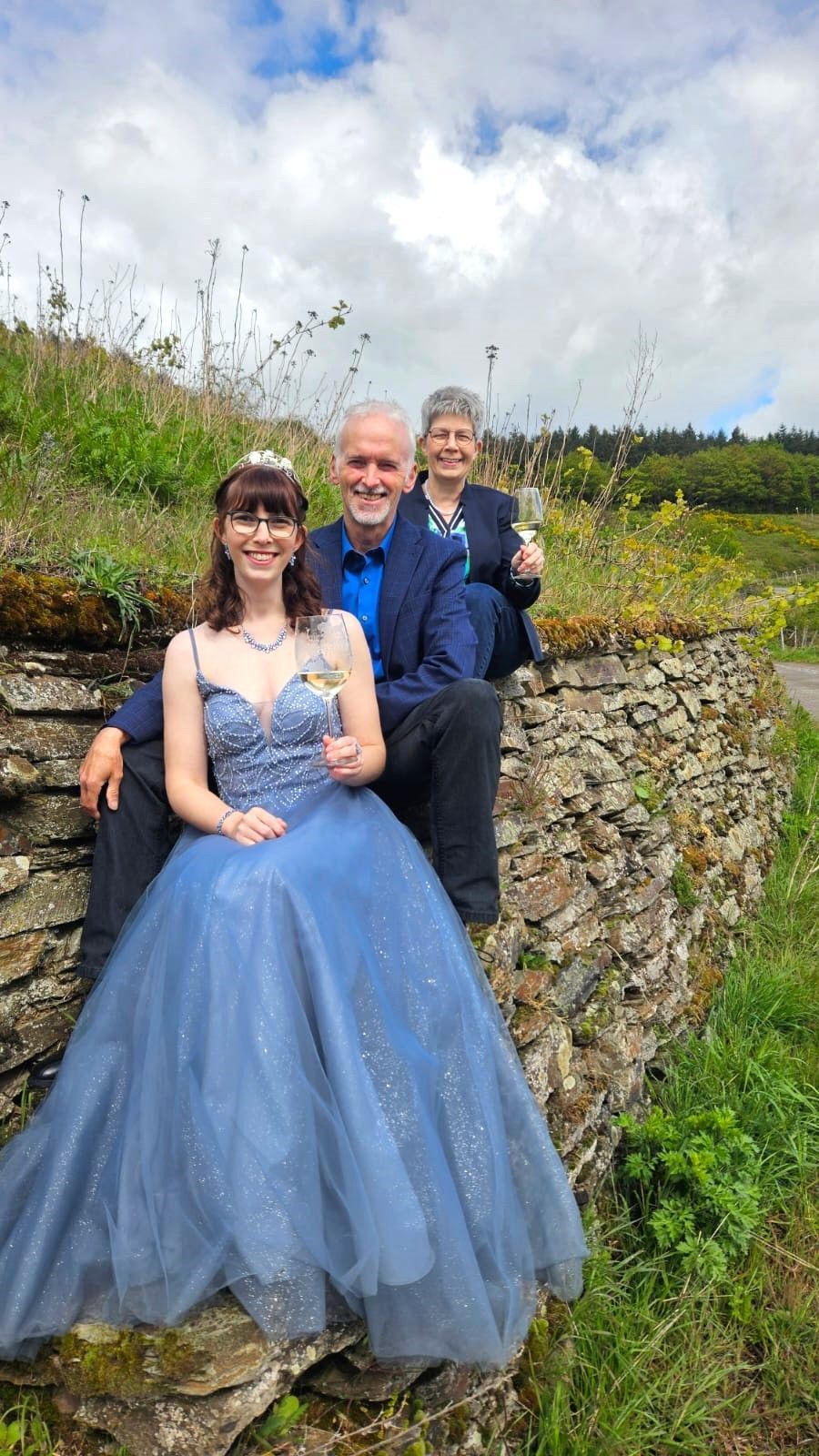 Familie Hackenbruch vom Weingut Walter Hackenbruch in Mehring.