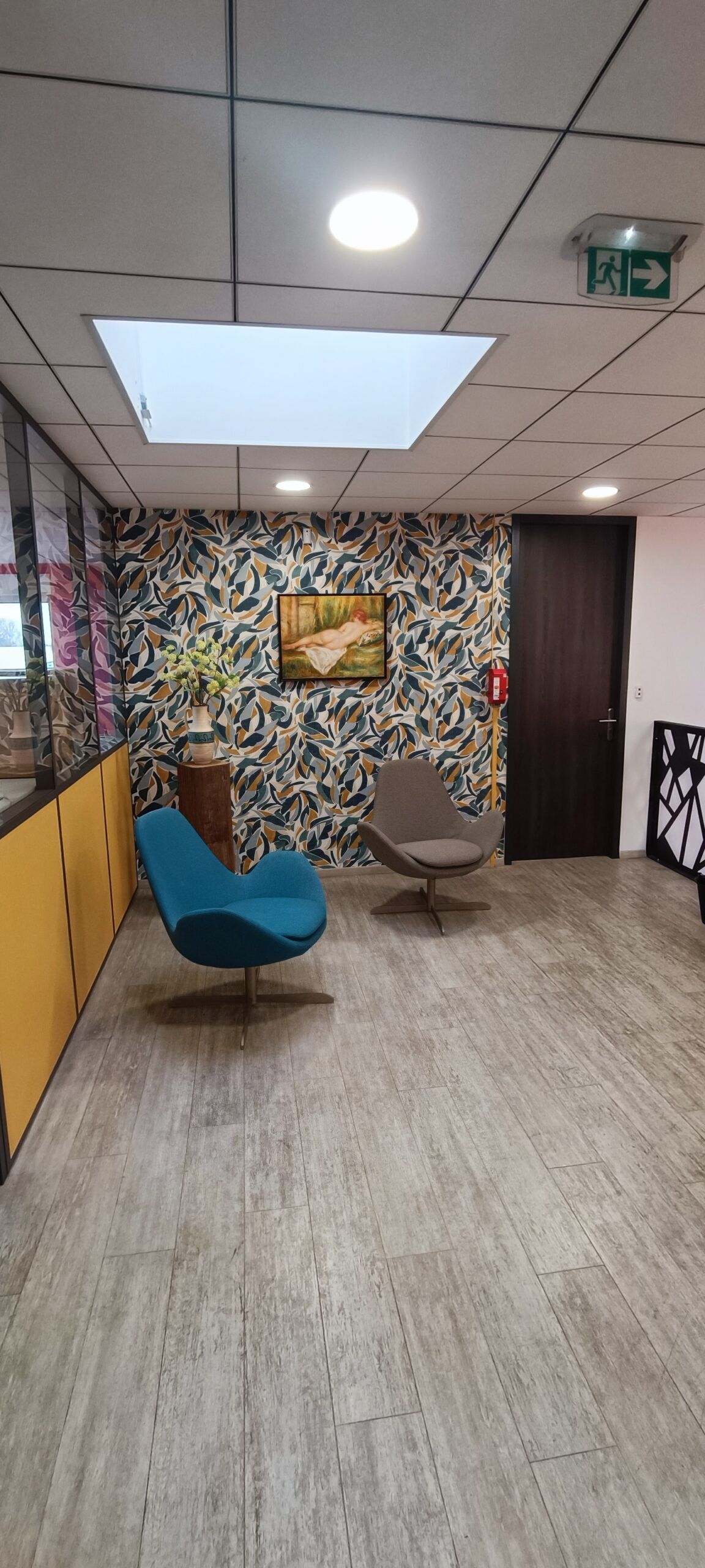 Décoration intérieure avec papier peint