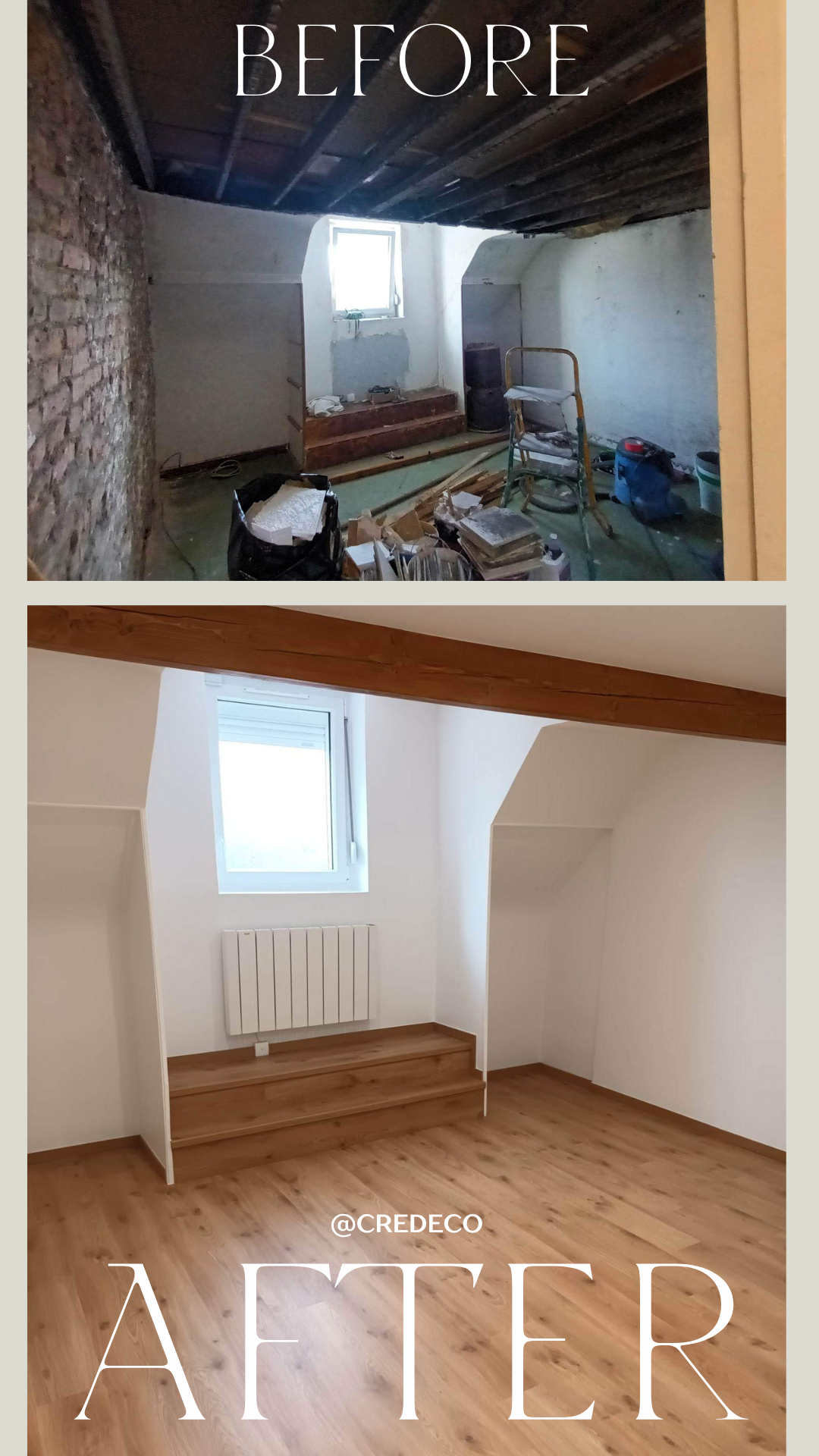 Avant/après rénovation complète