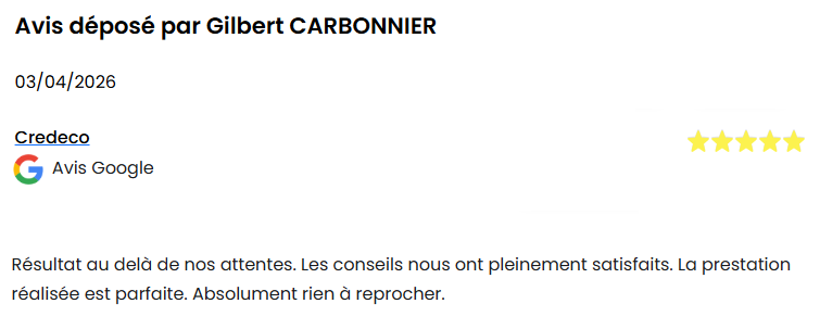 avis client positif 5 étoiles