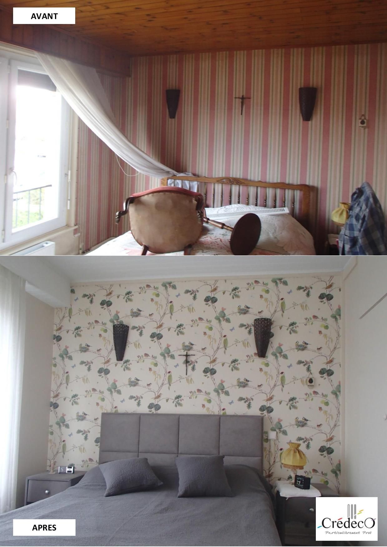 Papier peint décoration dans une chambre