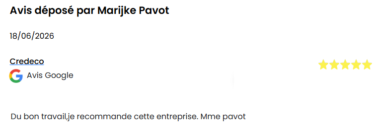 avis client positif 5 étoiles