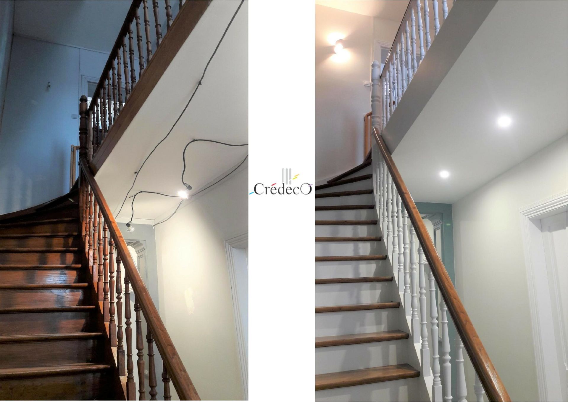 Rénovation d'un escalier en bois