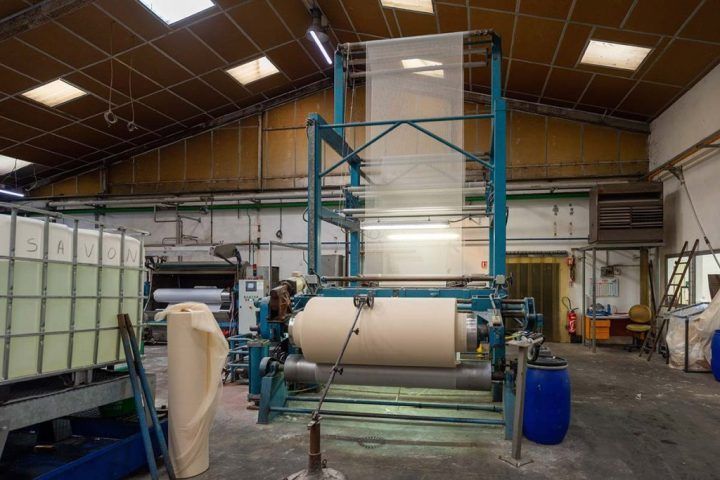 Rouleau de tissu pour bâtiment