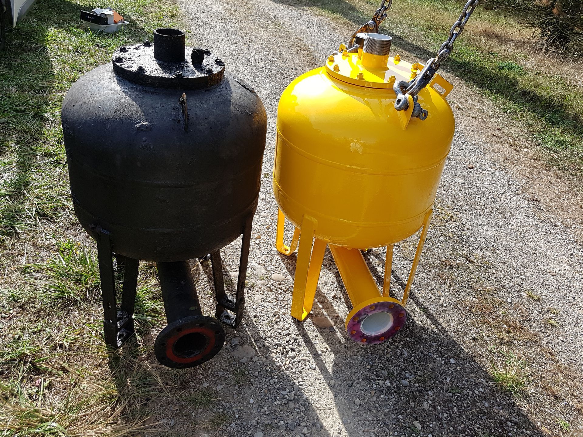 Deux réservoirs de régulation