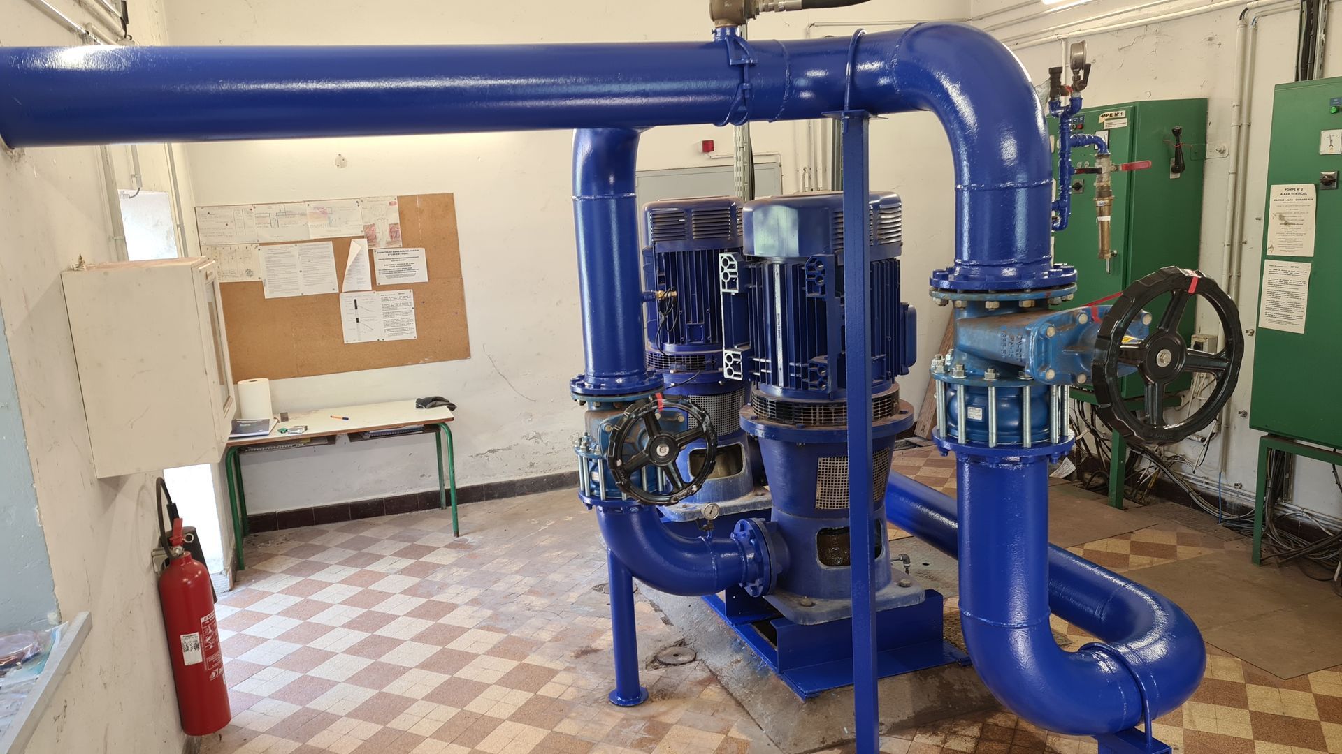 Station de pompage hydraulique