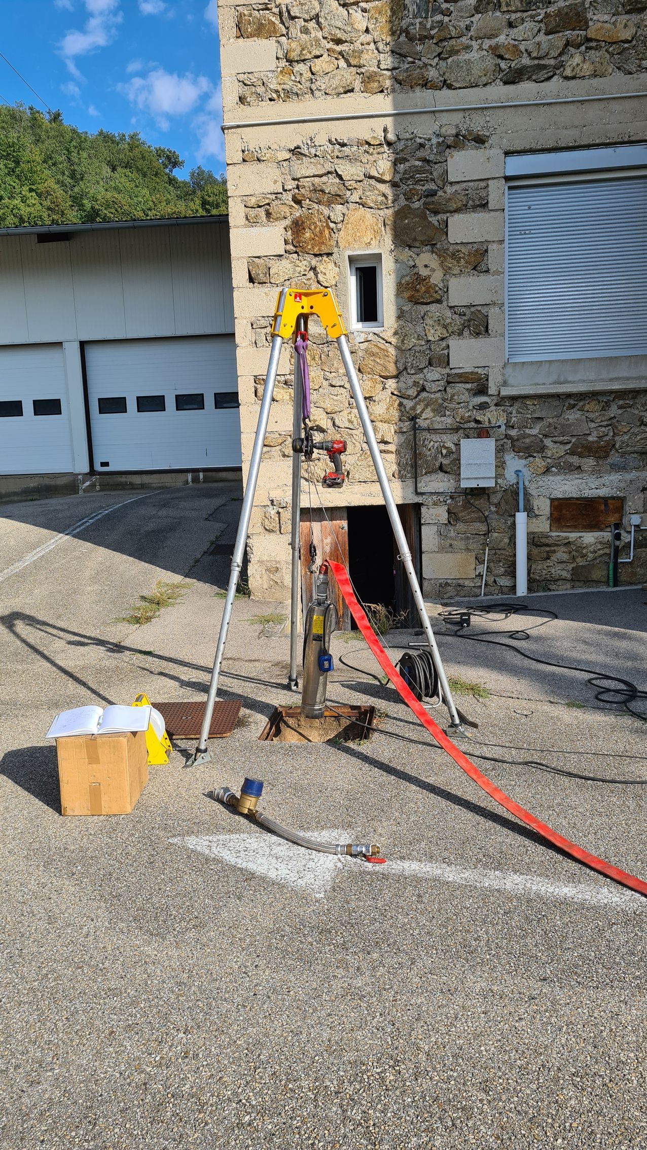 Station de pompage d'eau pour la gestion des ressources hydriques