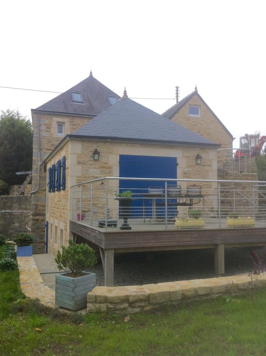 Maison bretonne avec terrasse