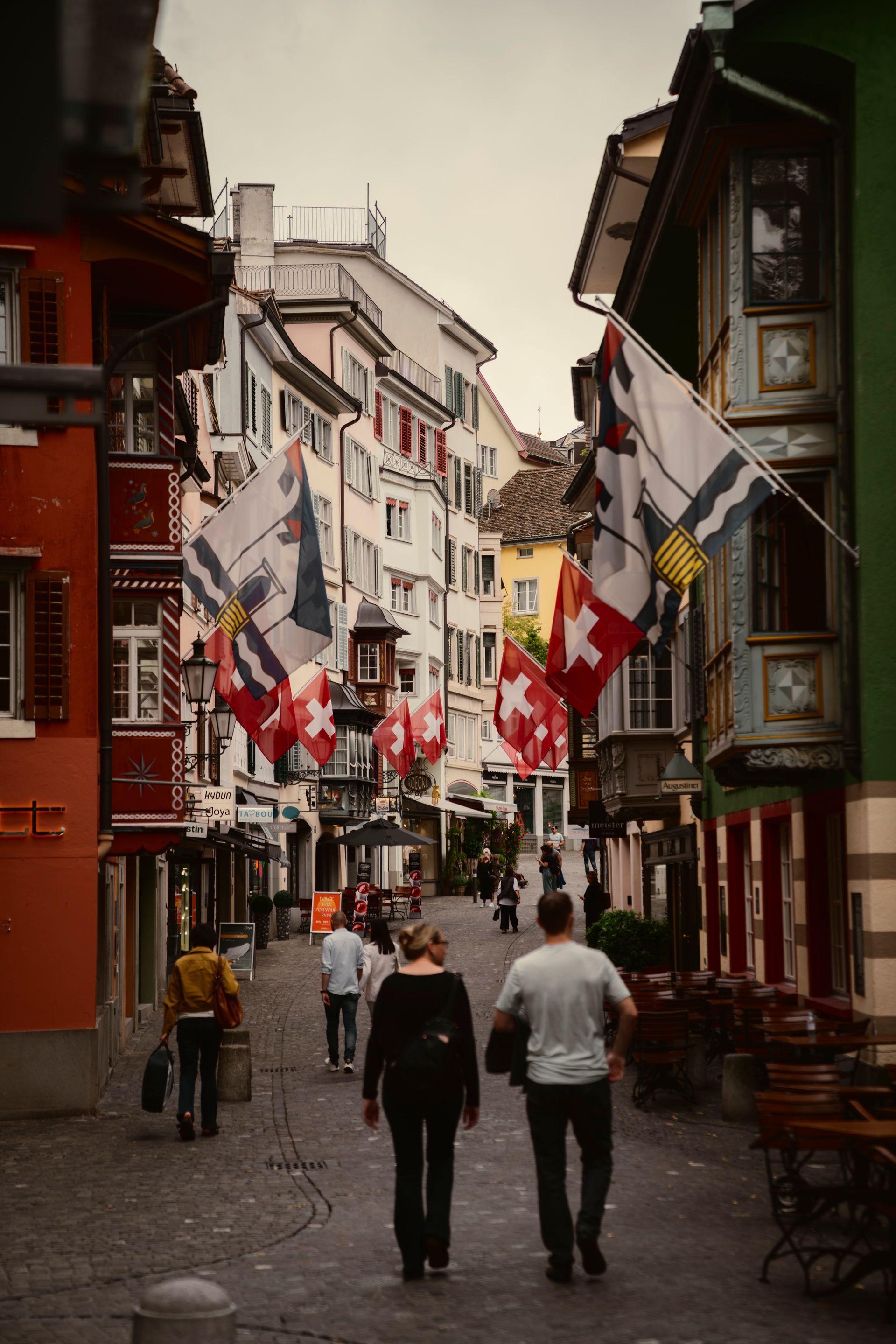 In den Gassen von Zürich