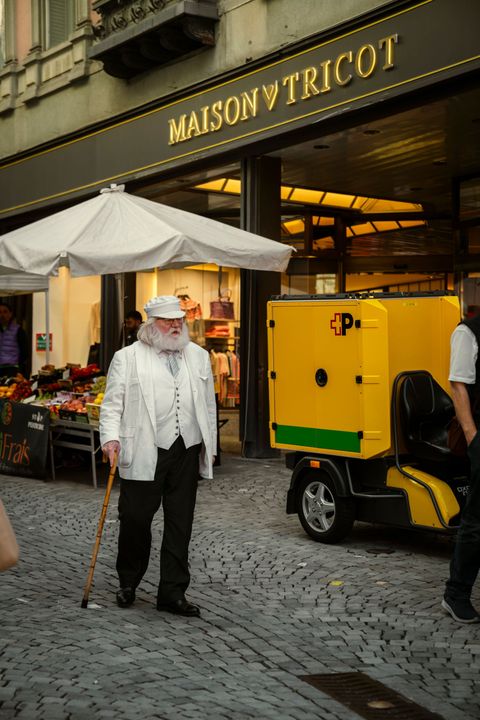 Blick Richtung Lion's Head durch das Bo-Kaap Viertel mit seinen bunten Häusern