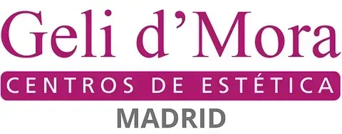 The logo for geli d ' mora centros de estetica madrid