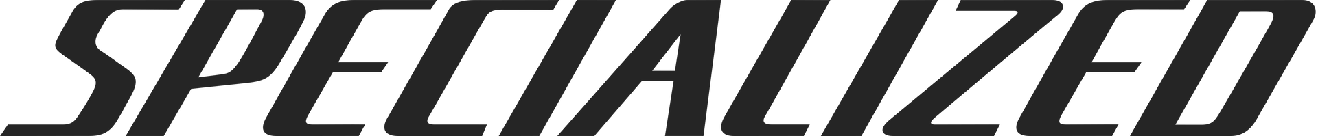Spezielles Logo in schwarzer Kursivschrift auf weißem Hintergrund