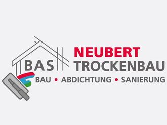 Ein Logo für eine Firma namens Bas Neubert Bau