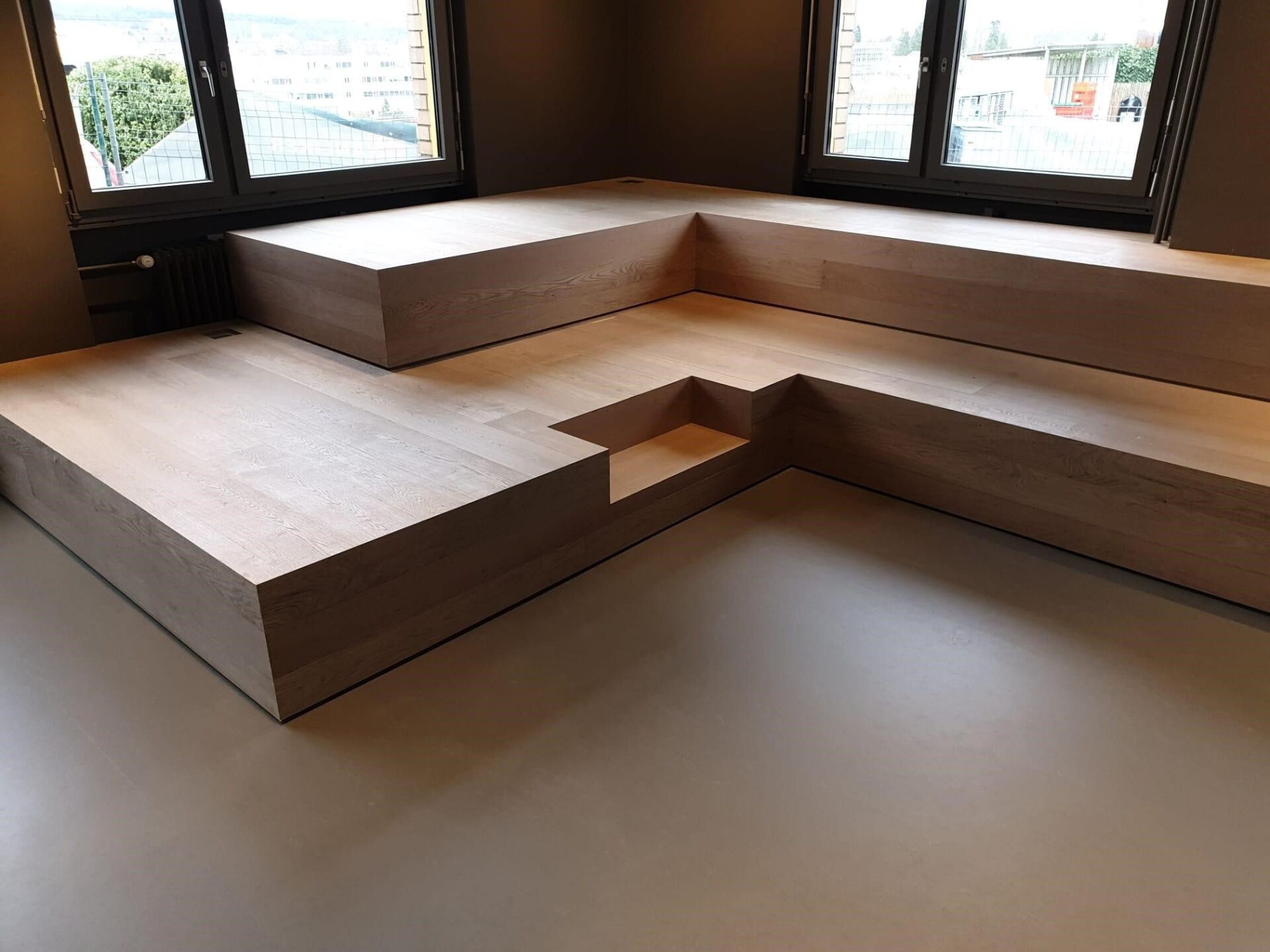 Podest Parkettverkleidung - Bodenbeläge Musliu AG - Oberglatt ZH