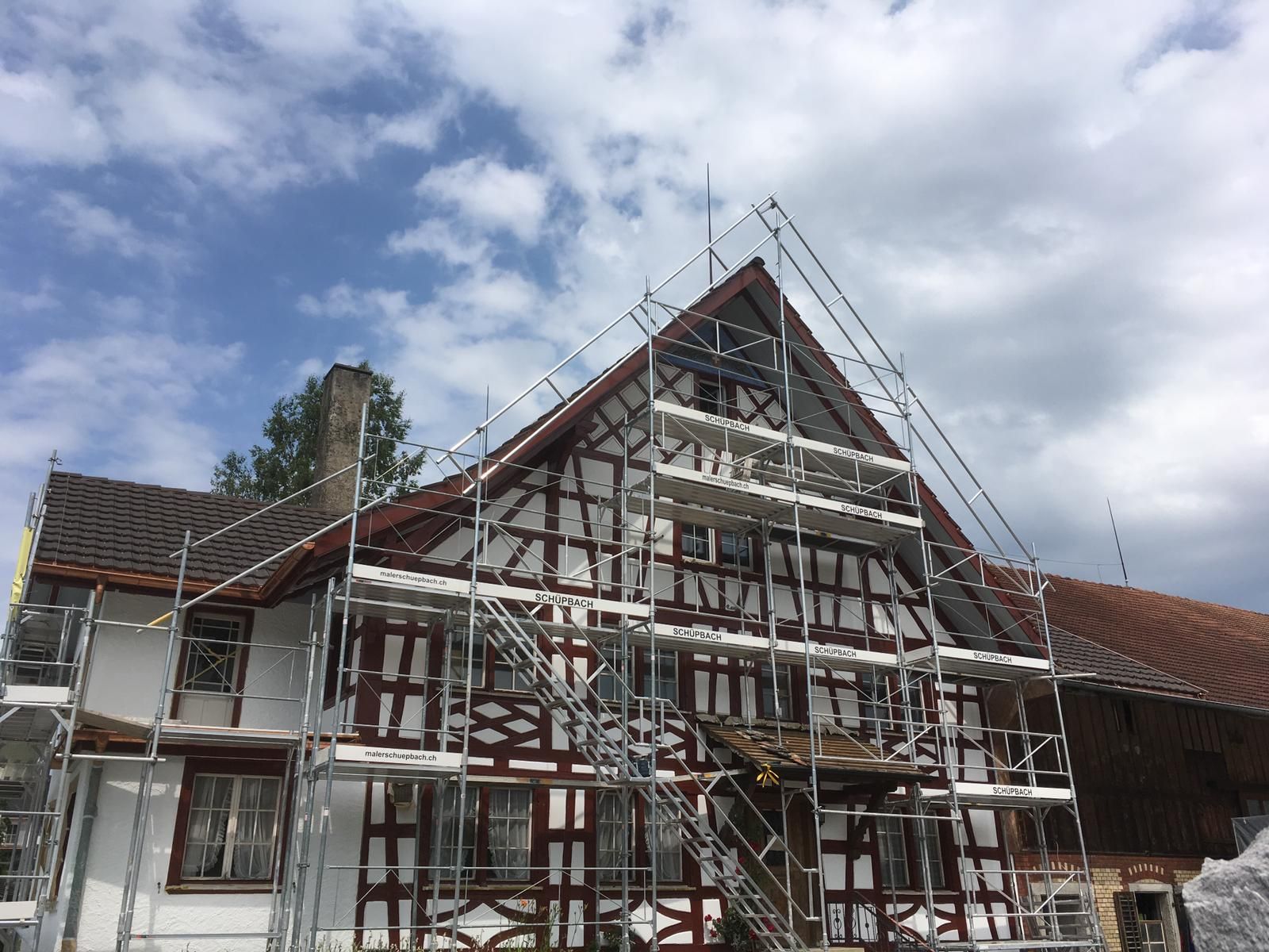 Fassade Gerüstbau - Malergeschäft Schüpbach GmbH - Frauenfeld