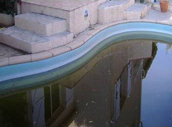 Réparation de piscine - Avant