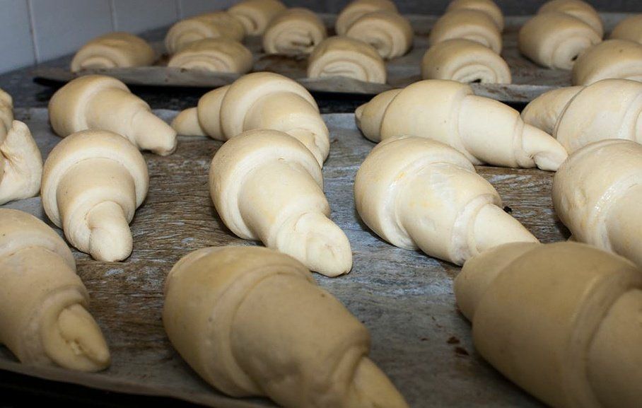 Croissants avant la cuisson