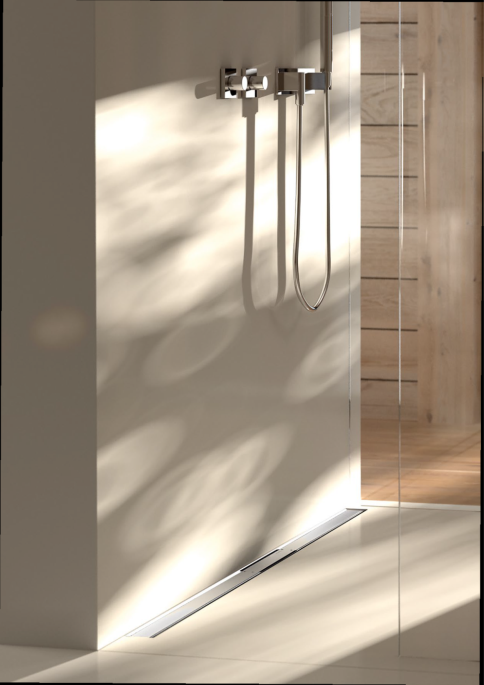 douches de plain-pied