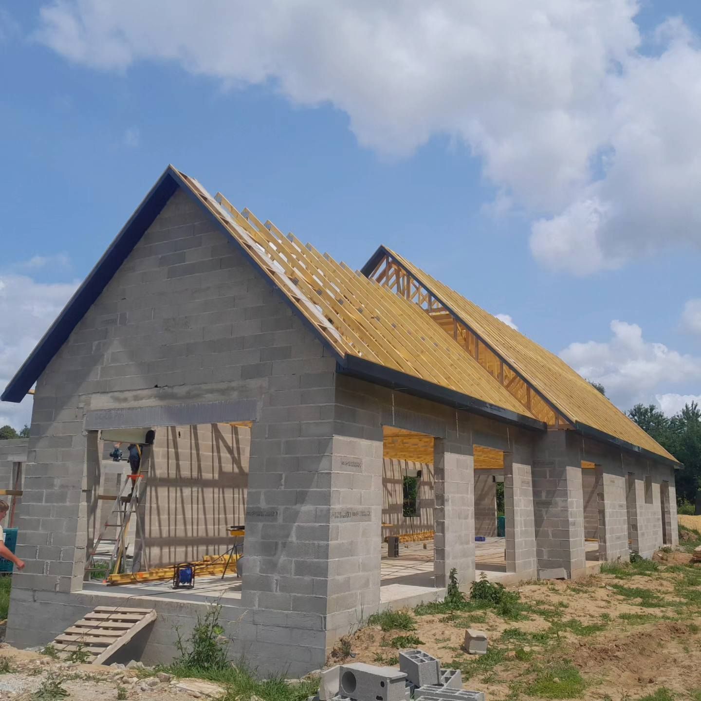 Charpente vue extérieure