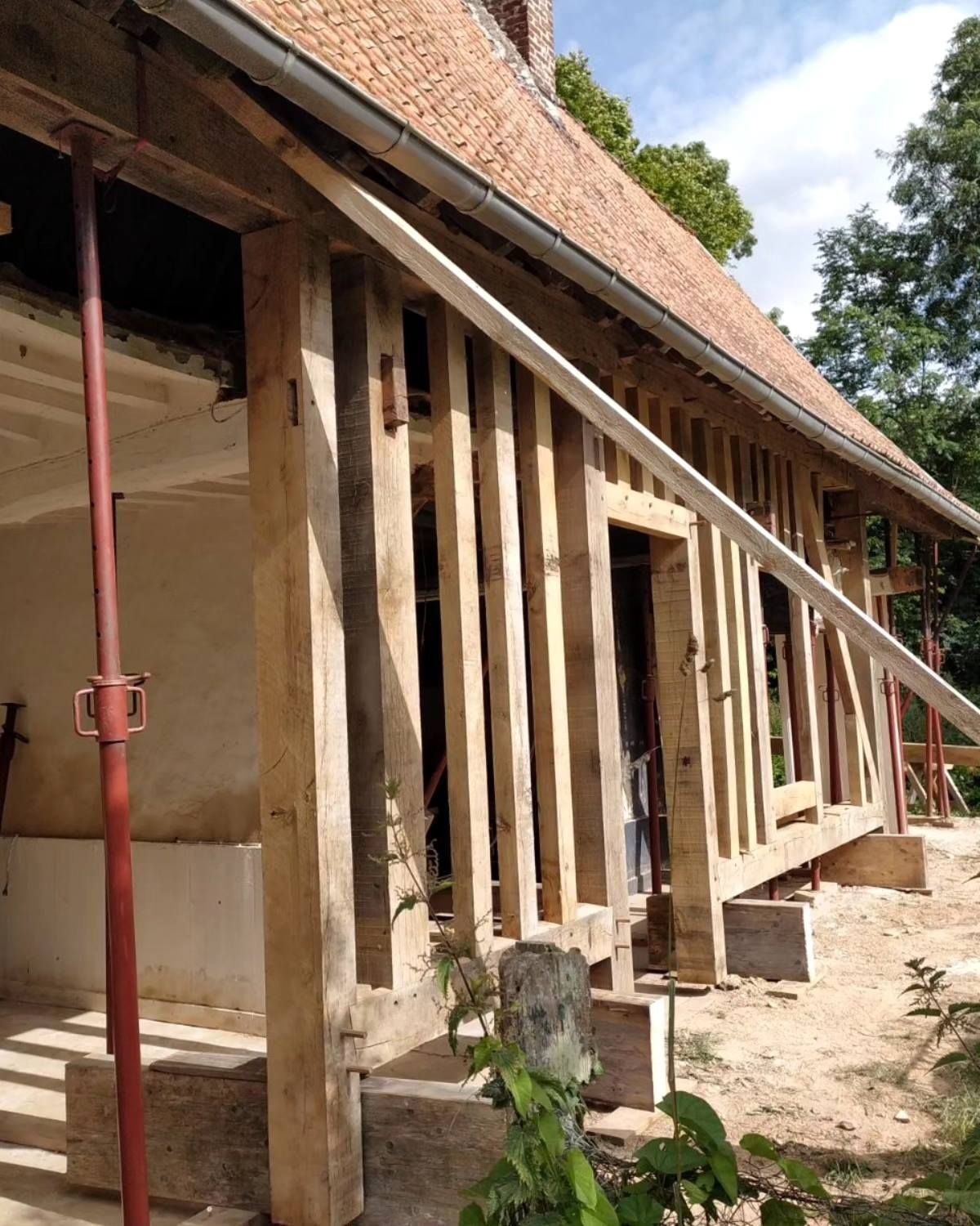 Rénovation de colombages