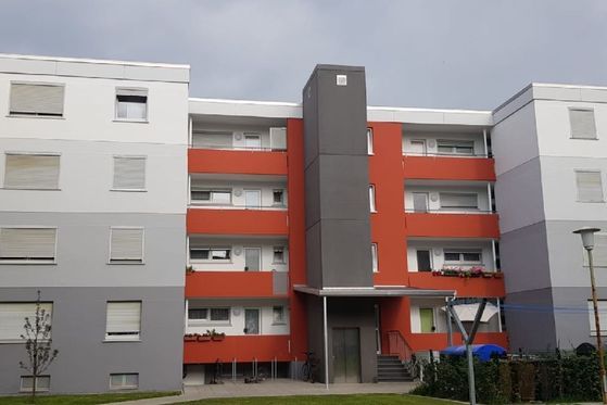 Neubau Fassade neu gestrichen