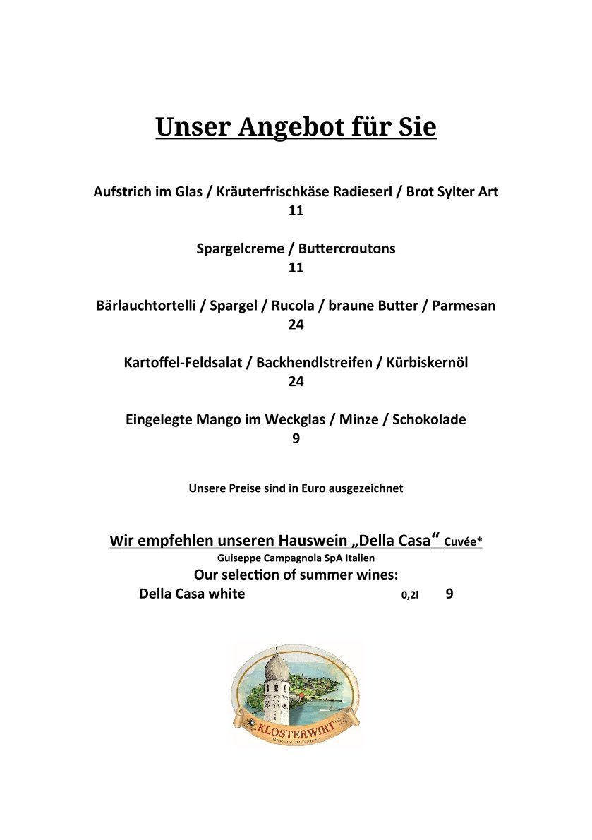 Unsere Angebote für Sie