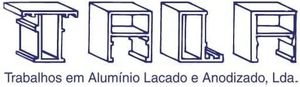 A logo for trabalhos em aluminio laqueado e anodizado lda