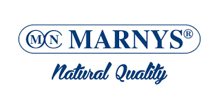 El logotipo de calidad natural marnys está sobre un fondo blanco.