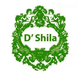 Un logotipo verde y blanco para d'shifa