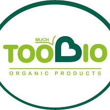 Un logotipo verde y blanco para los productos orgánicos toobio