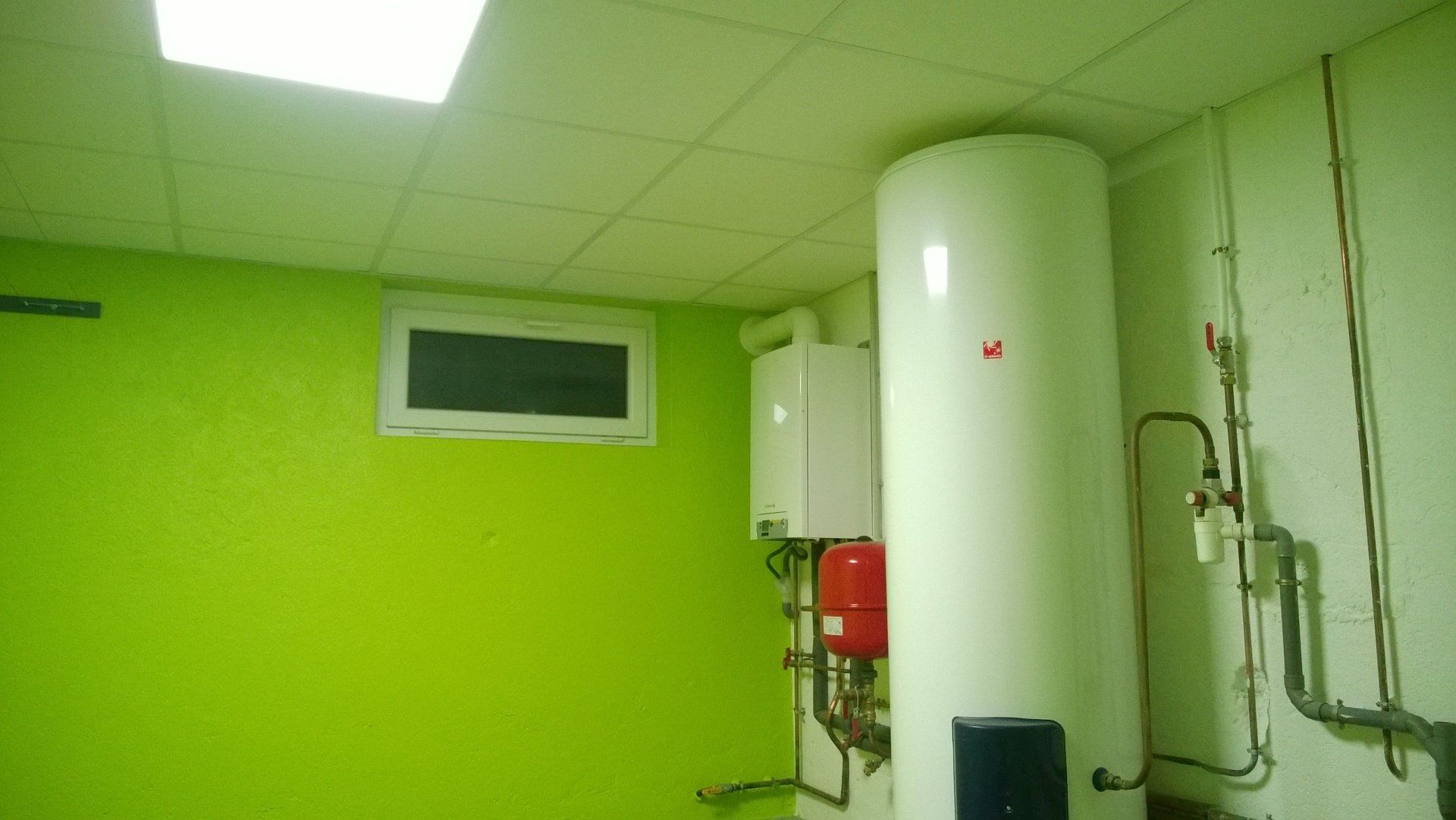 plafond buanderie avant