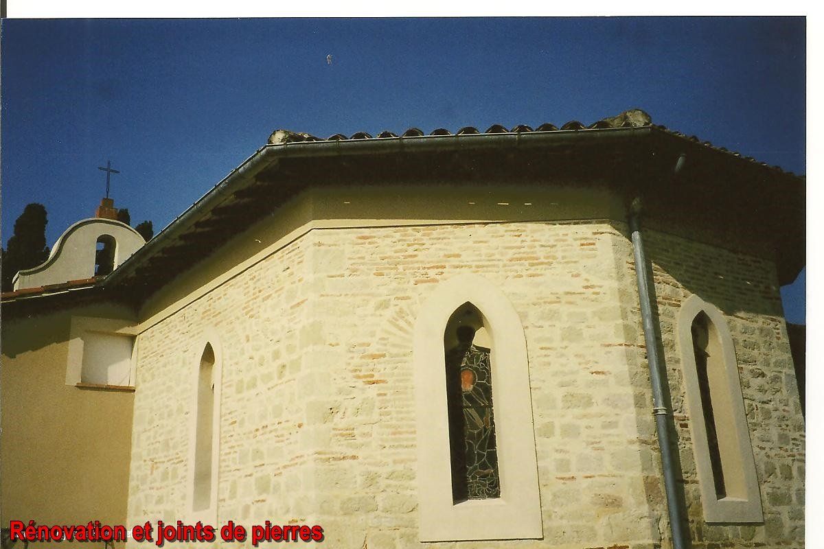 Rénovation et joints de pierres
