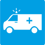 Ambulance en mouvement