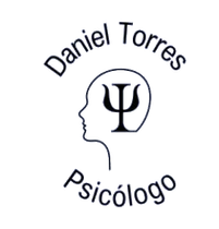 Un logotipo en blanco y negro para Daniel Torres Psicólogo.