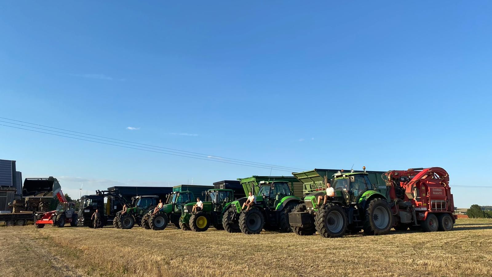 Fuhrpark der Zimmerei Roland Stock