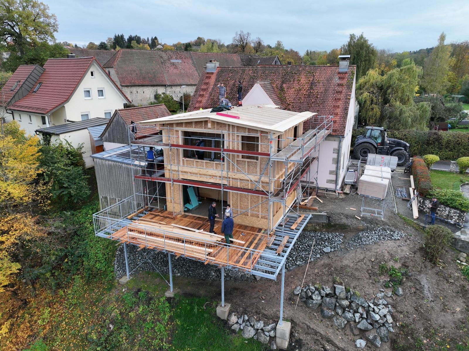 Hausaufstockung in Holzbauweise