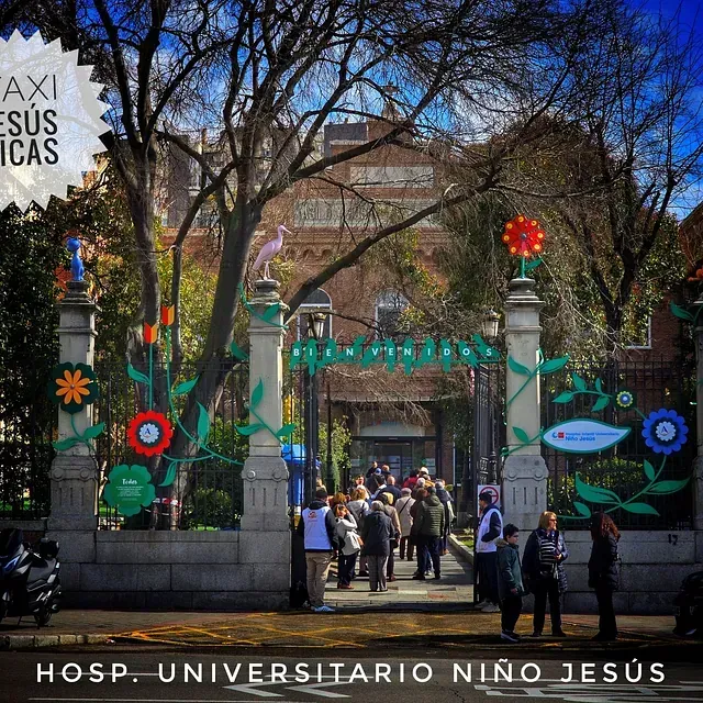 Servicio de Taxi al Hospital Niño Jesús de Madrid con Taxi Navalmoral Jesús Picas