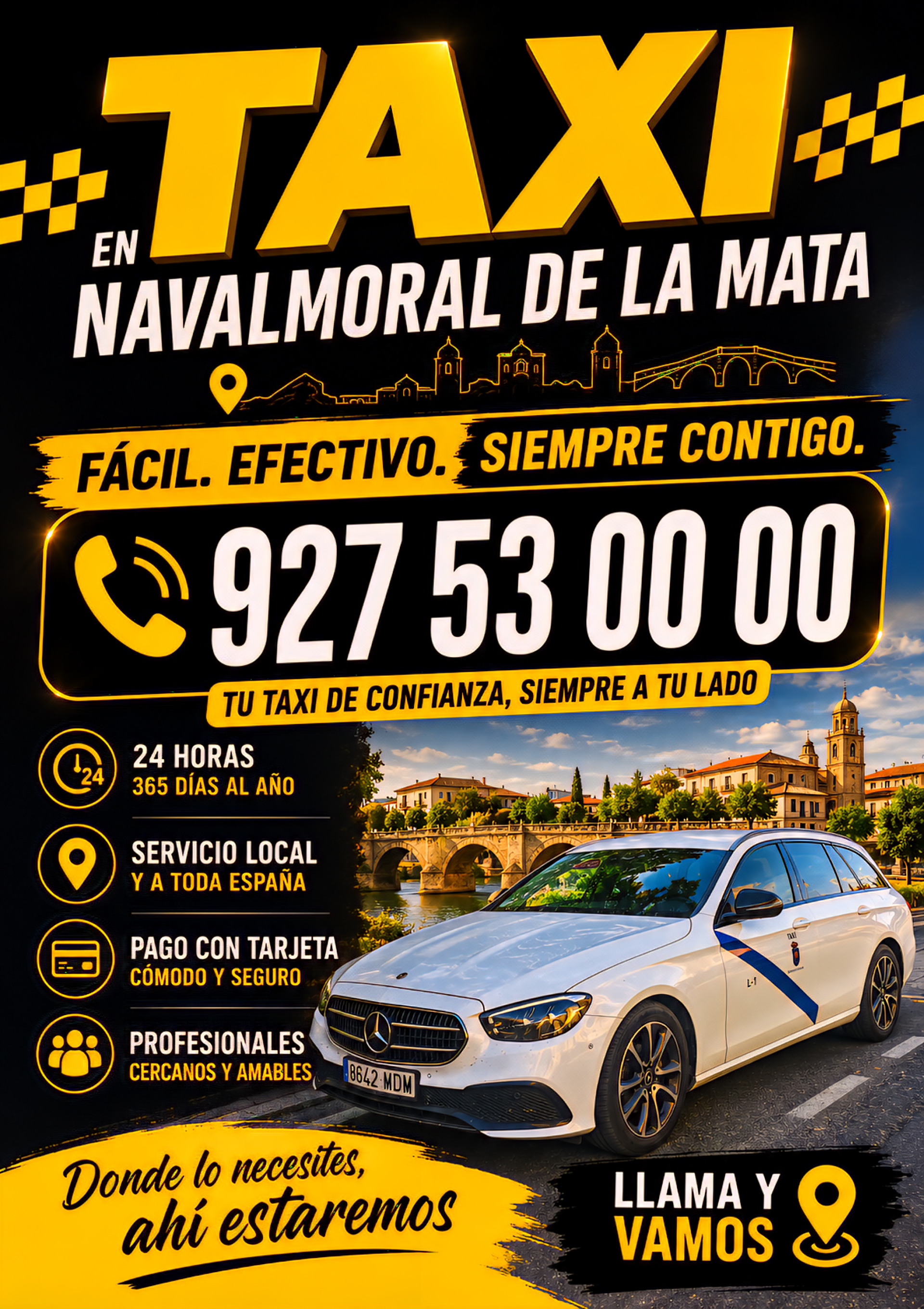 Taxi Navalmoral Jesús Picas en Guadalupe Taxi Navalmoral Jesús Picas telélefono fácil y efectivo 927530000