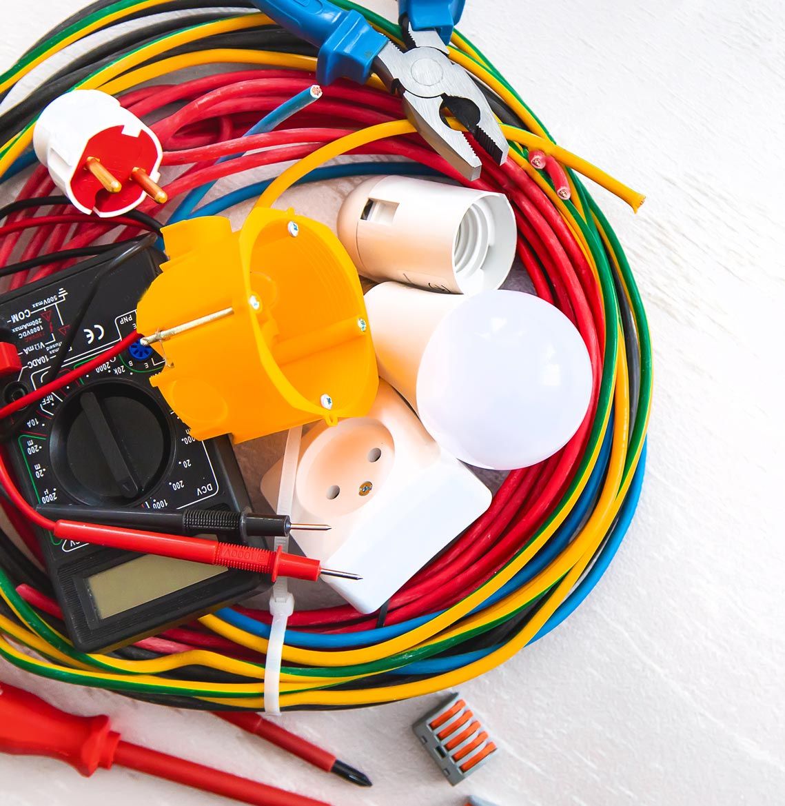 Du matériel pour l'installation électrique