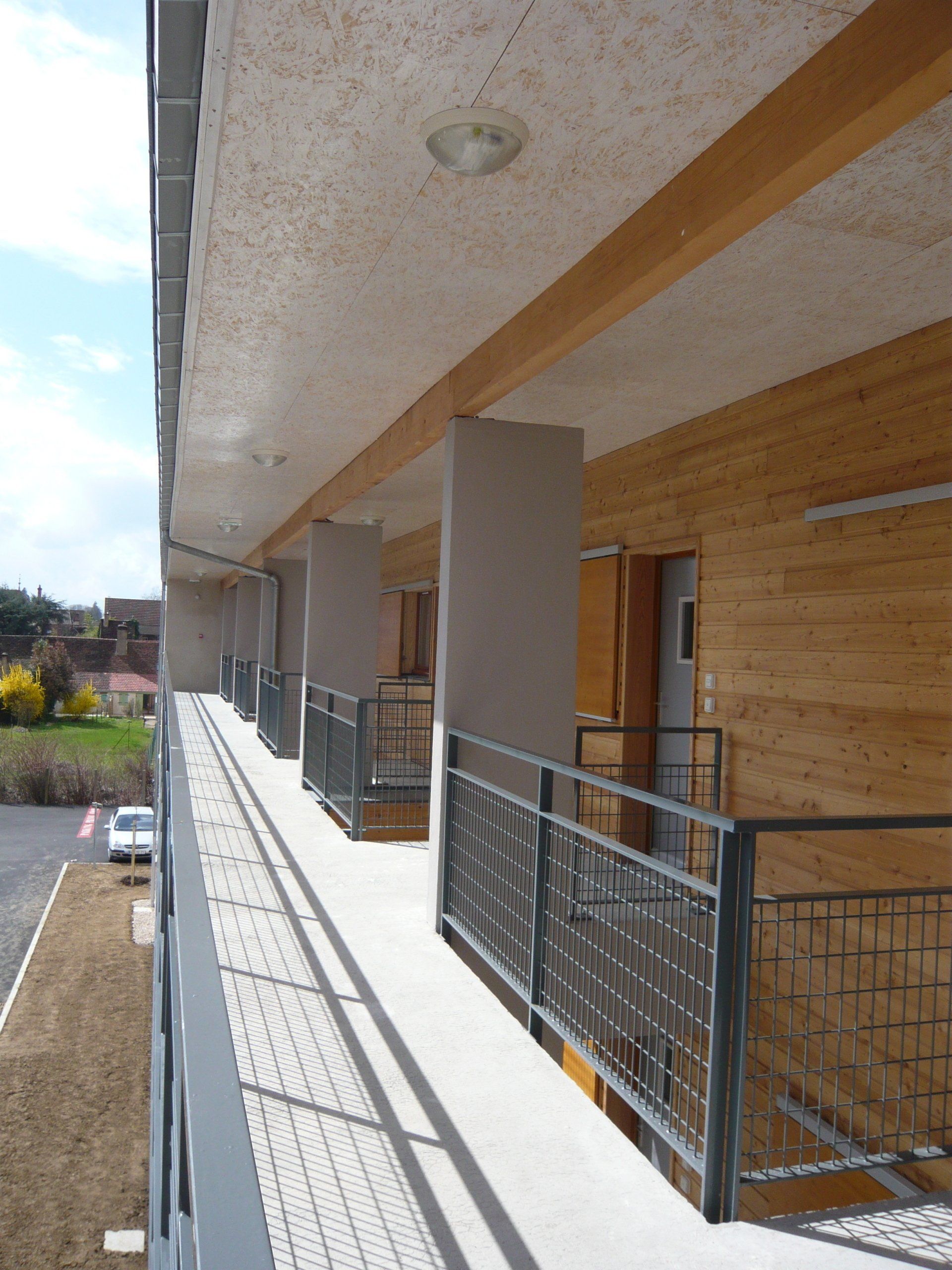 Allée des étages de la résidence