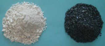 Tonerderegenerat, SiC-Regenerat. Foto von der Dr. Ludwig GmbH