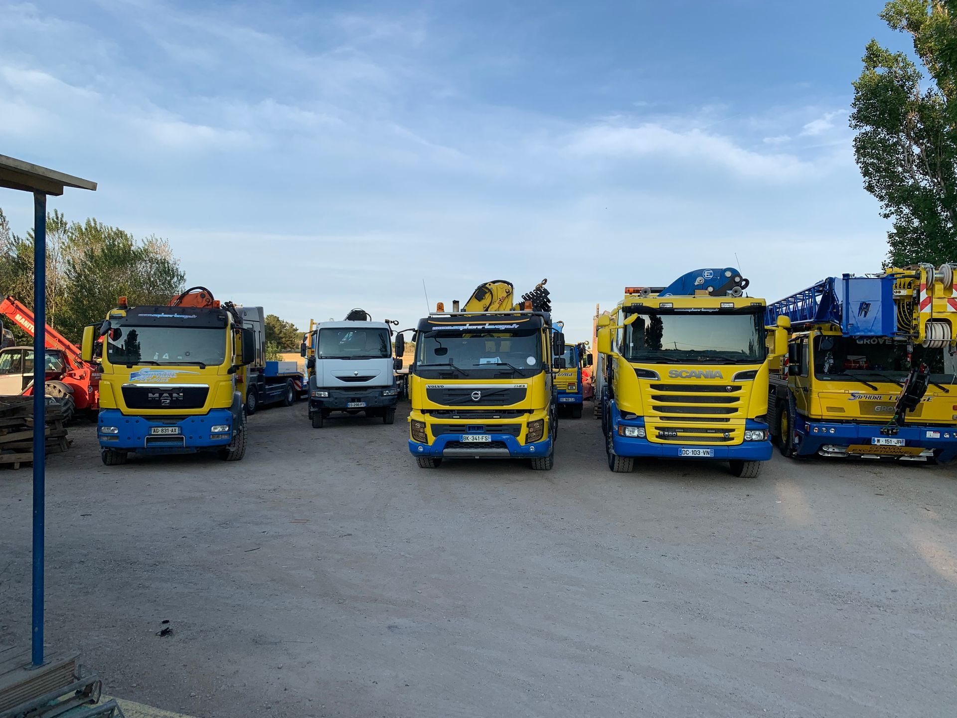 engins de levage et de manutention de l'entreprise Saphore Levage