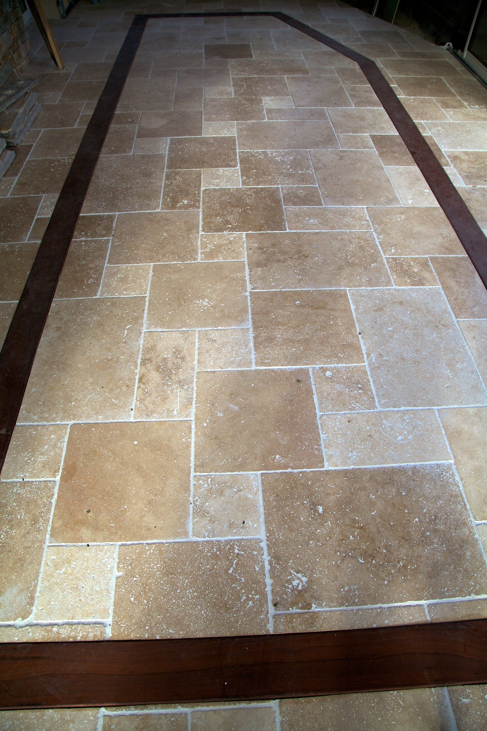 Intérieur bois et pavés