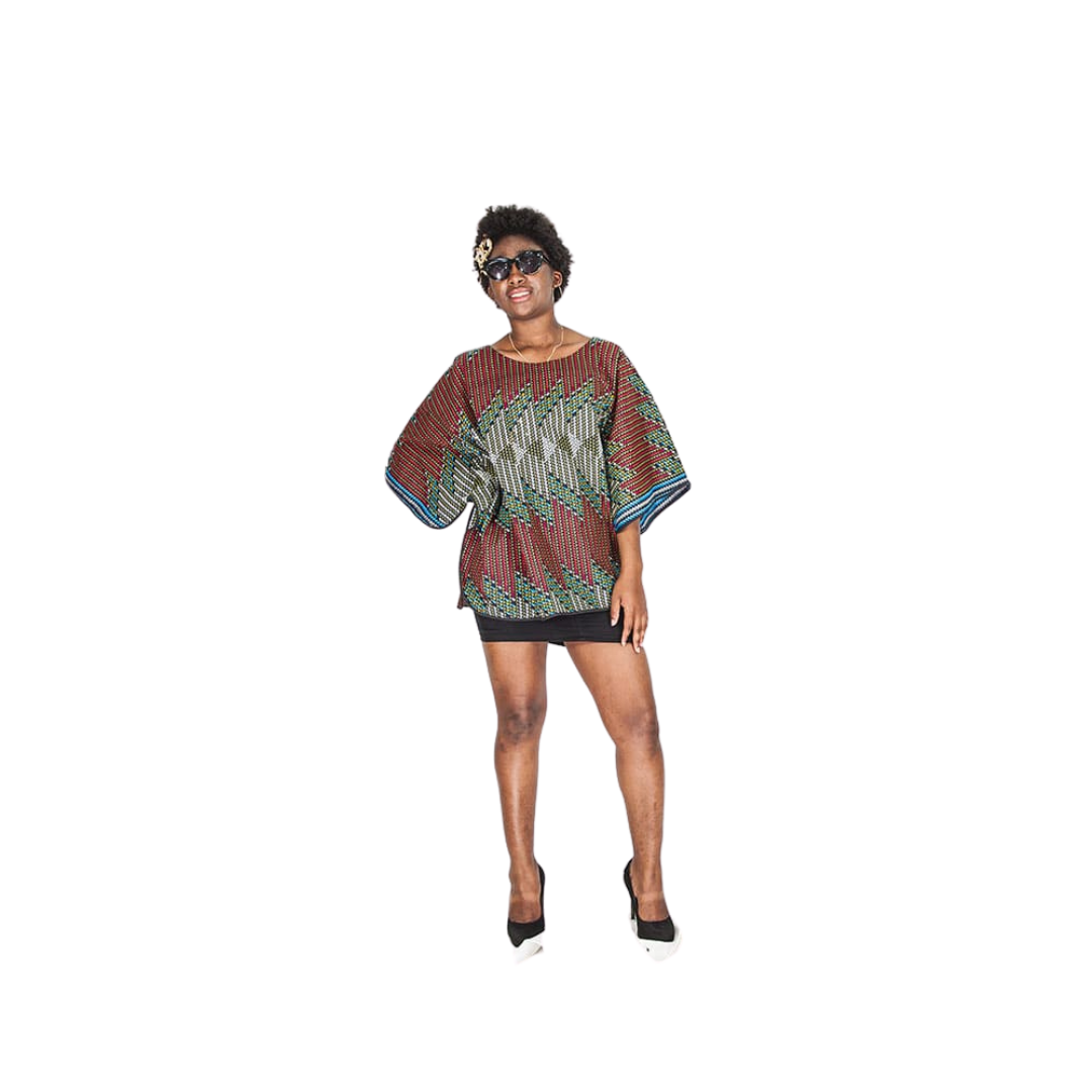 Blouse amples couleurs foncés