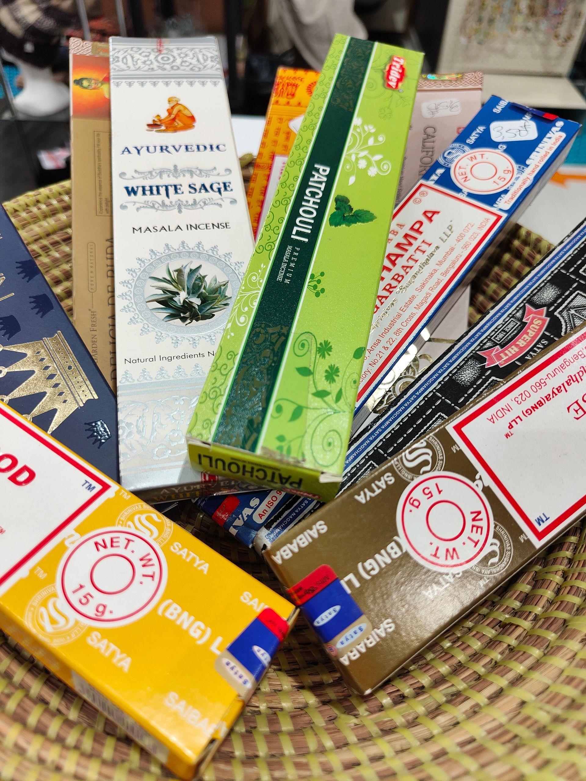 Selection d'encen senteur fleurale