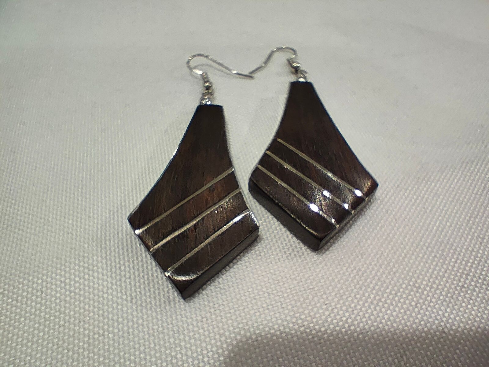 Boucles d'oreilles en bois