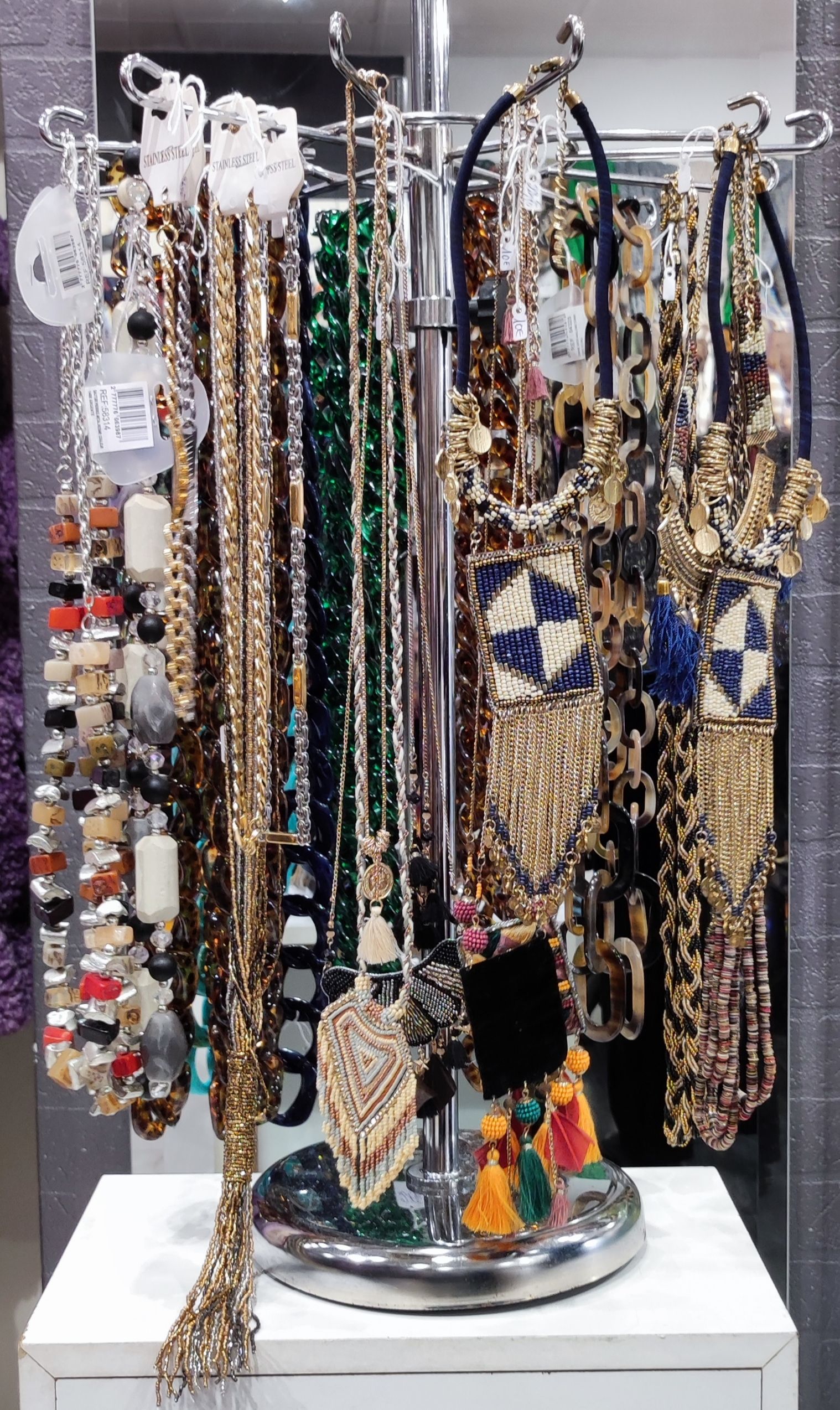 Selection de colliers en perles